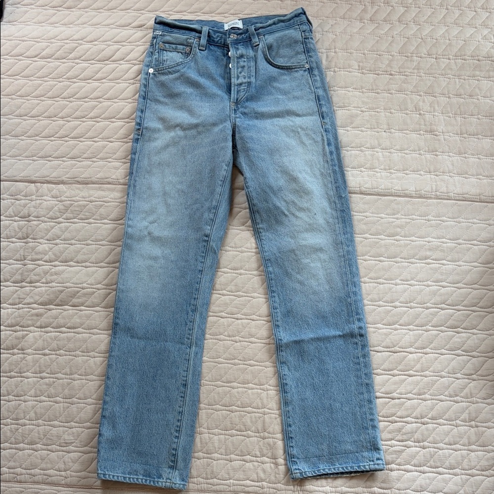 Citizens Of Humanity Baretta Relaxed Straight Jeans, Hacienda, size 23